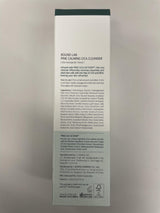 SKINZA ROUND LAB Soothing Facial Cleanser Pine with Cica in 150ml bottle, featuring a clear pump dispenser and minimalist design.