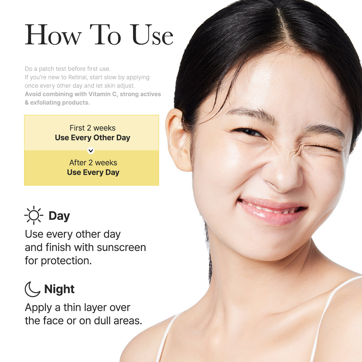 Arencia Advanced Retinal Booster Shot face care product in a sleek bottle with a dropper for skincare application.