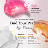 COSRX Pink Peptide Collagen Hydrogel Eye Patches Wrinkle Patches - SKINZA