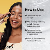 COSRX Advanced Snail 96 Mucin Power Essence in a clear bottle, showing its smooth, gel-like texture for face skincare.