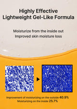 Celimax Pore Dark Spot Brightening Serum Gel in a clear container, showing the gel's smooth texture and brightening formula.