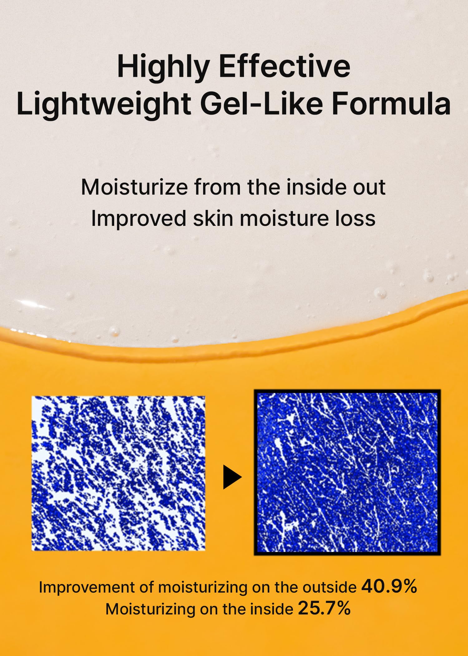 Celimax Pore Dark Spot Brightening Serum Gel in a clear container, showing the gel's smooth texture and brightening formula.