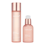 Glass Glow Duo from Shopify Me, a firming skincare set featuring two glass containers with glowing, hydrating products.