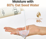 SKINZA PURITO Oat PDRN Gentle Refining Toner bottle with white cap and label, 200 mL, on a neutral background.