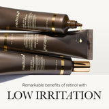 Deep Reviving Bakuchiol Retinol Serum for deep lines, anti-aging skincare by Shopify_Me, featuring a sleek dropper bottle.