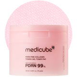 PDRN Pink Collagen Gel Toner Pad - SKINZA