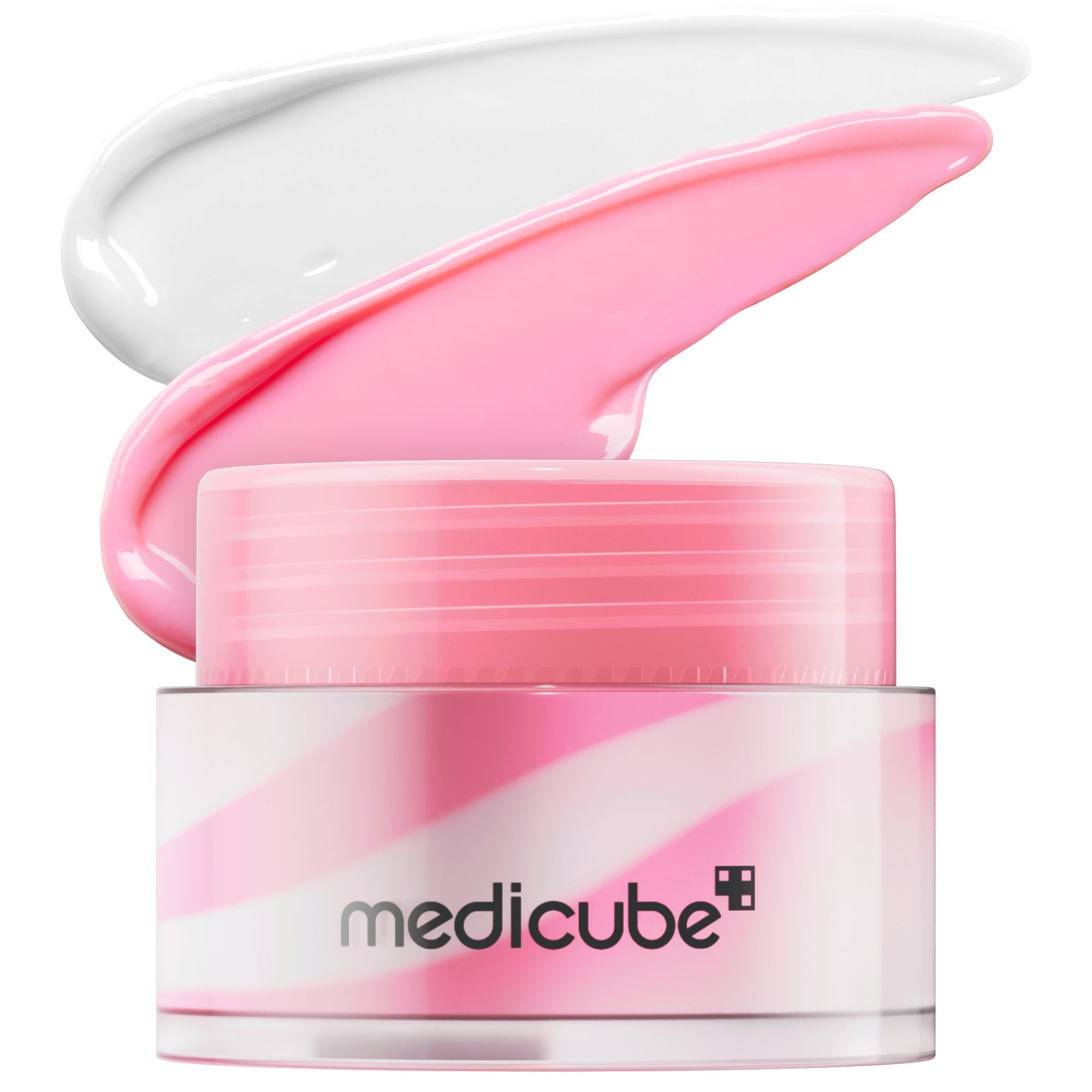 Pink PDRN Lip Sleeping Mask from the PINK PDRN LINE by Shopify_ME, shown in a sleek jar with a smooth, creamy texture.