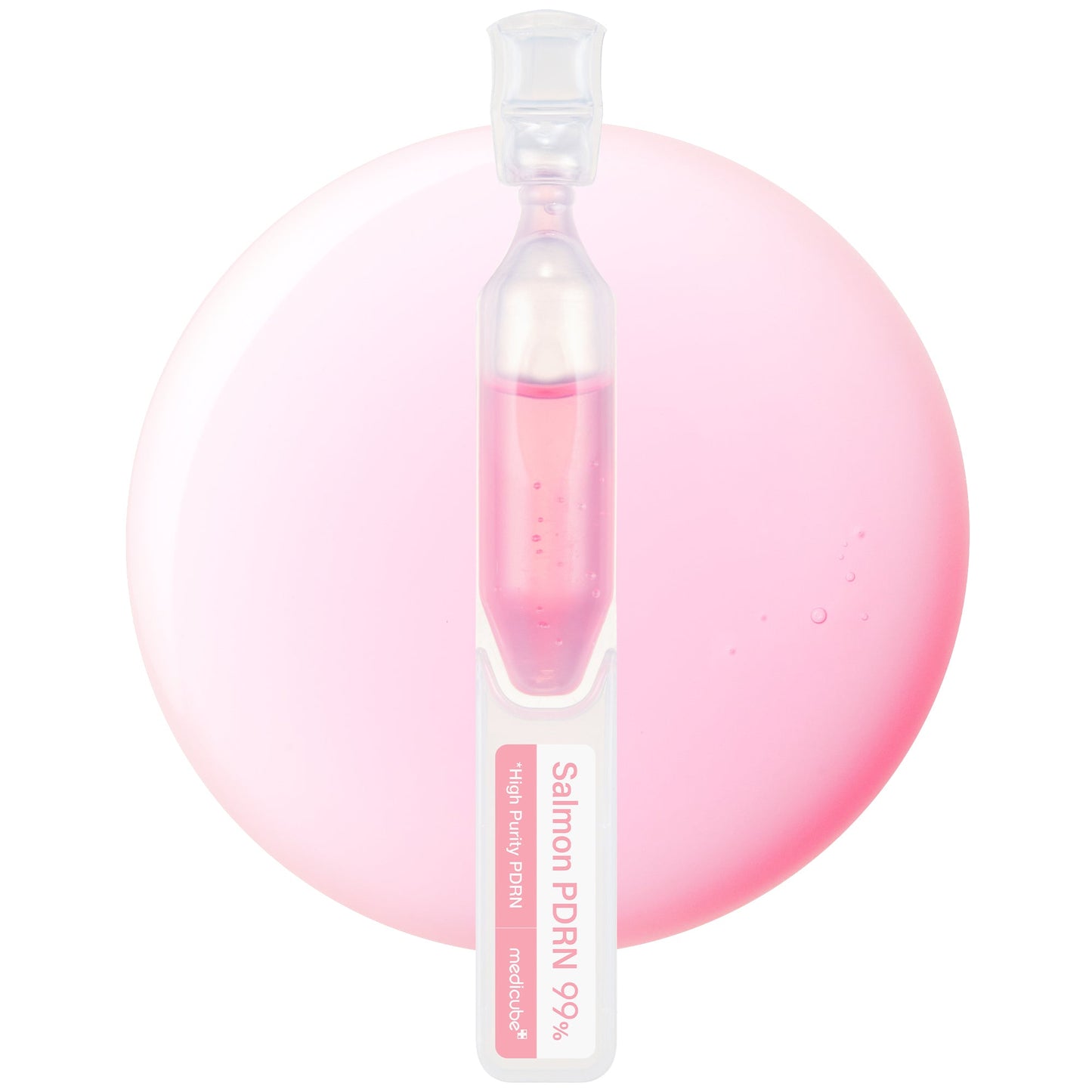 Pink PDRN One Day Serum from PINK PDRN LINE by SHOPIFY_ME displayed in a sleek bottle with a pump dispenser.