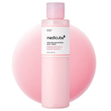 Medicube PDRN Pink Niacinamide Milky Toner bottle with pink and white packaging, featuring a clean, minimalist design.