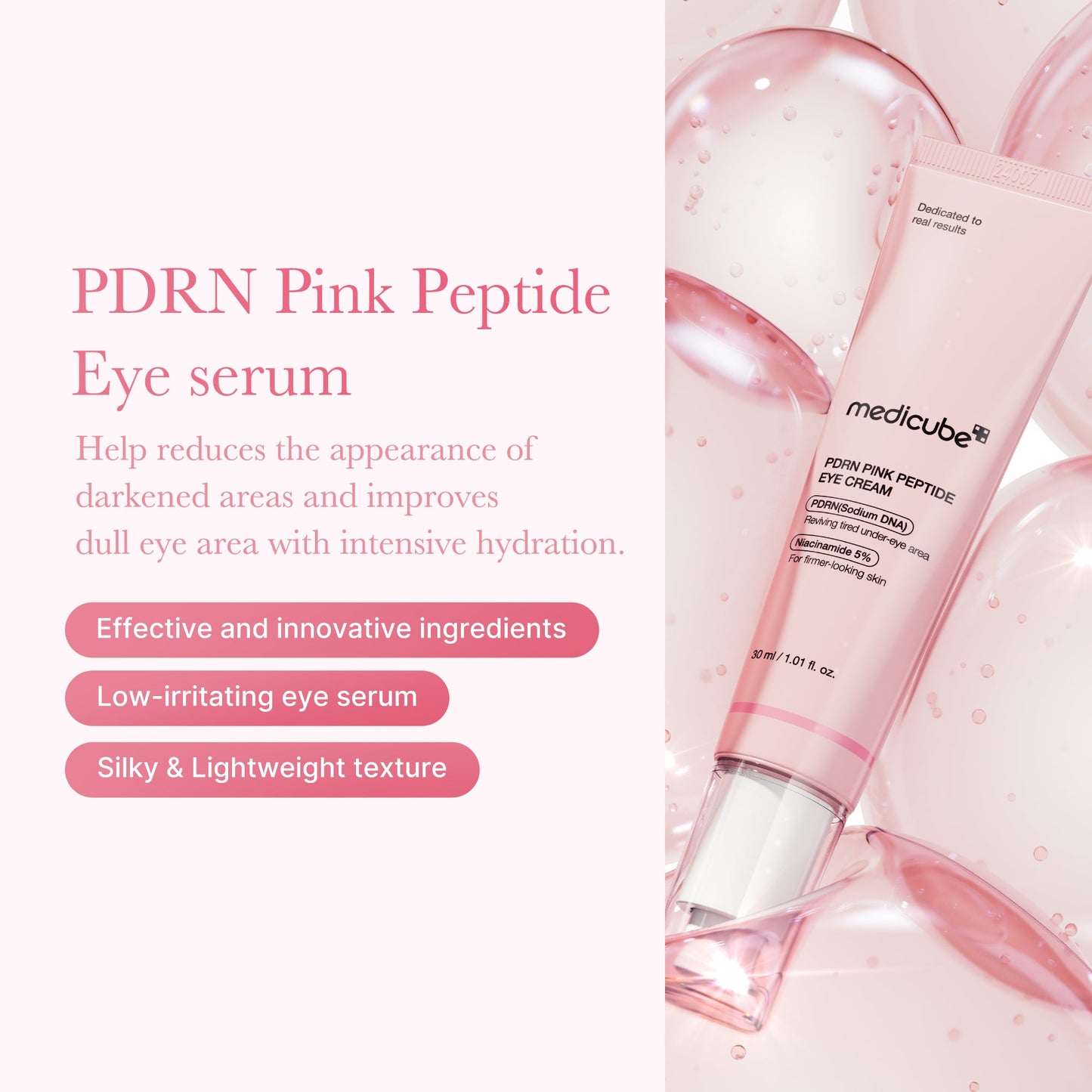 PDRN Pink Peptide Eye Cream - SKINZA