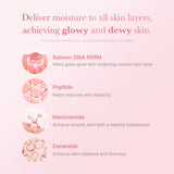 Bottle of Medicube PDRN Pink Niacinamide Milky Toner, a soothing skincare toner with pink and white design visible in the image.