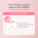 Pink PDRN Line PDRN Pink Peptide Toner from Shopify_ME, showing a sleek bottle with pink and white design and clear labeling.