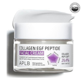 APLB Collagen EGF Peptide Facial Cream jar showing creamy skincare product for face care with a sleek design