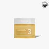 Numbuzin No.3 Radiance Glowing Jumbo Essence Pads, set of toner pads for brightening and revitalizing skin.
