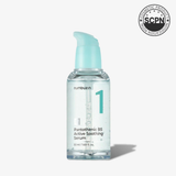 Numbuzin No.1 Pantothenic B5 Active Soothing Serum in a clear bottle with a pump dispenser, featuring a minimalist label design.