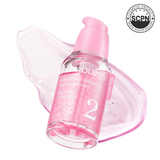 Numbuzin No.2 Rose PDRN Collagen Plumping Serum bottle with rose and skincare elements on a white background