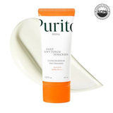 Purito SEOUL Daily Soft Touch Sunscreen in a sleek tube, designed for lightweight sun protection and daily skincare.