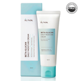 IUNIK Beta Glucan Daily Moisture Cream in a 60ml jar, showcasing smooth, hydrating face care cream for healthy skin