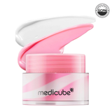 Pink PDRN Lip Sleeping Mask from Medicube's PINK PDRN LINE, showing the jar with the pink lid and product label.