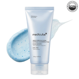 Medicube Zero Pore Capsule Cleansing Foam face cleanser in a tube with a white and blue label, ready for daily skincare.