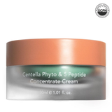 HARUHARUWONDER Phyto & 5 Peptide Concentrate Cream for face care, showing the cream jar with a sleek design and natural ingredients.
