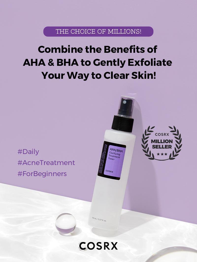 AHA/BHA Clarifying Treatment Toner - SKINZA