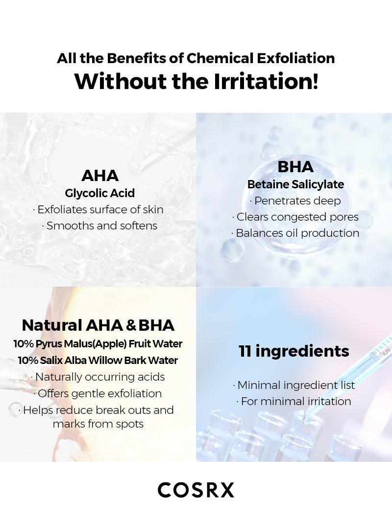 AHA/BHA Clarifying Treatment Toner - SKINZA
