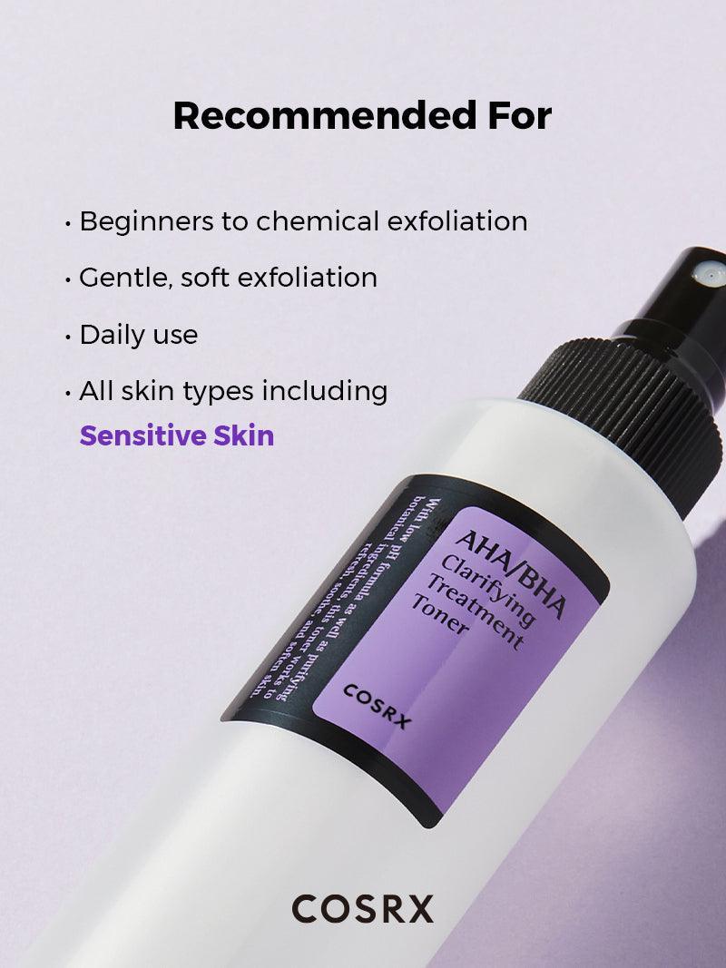 AHA/BHA Clarifying Treatment Toner - SKINZA