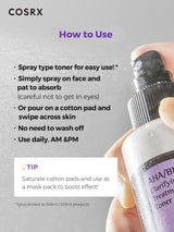 AHA/BHA Clarifying Treatment Toner - SKINZA