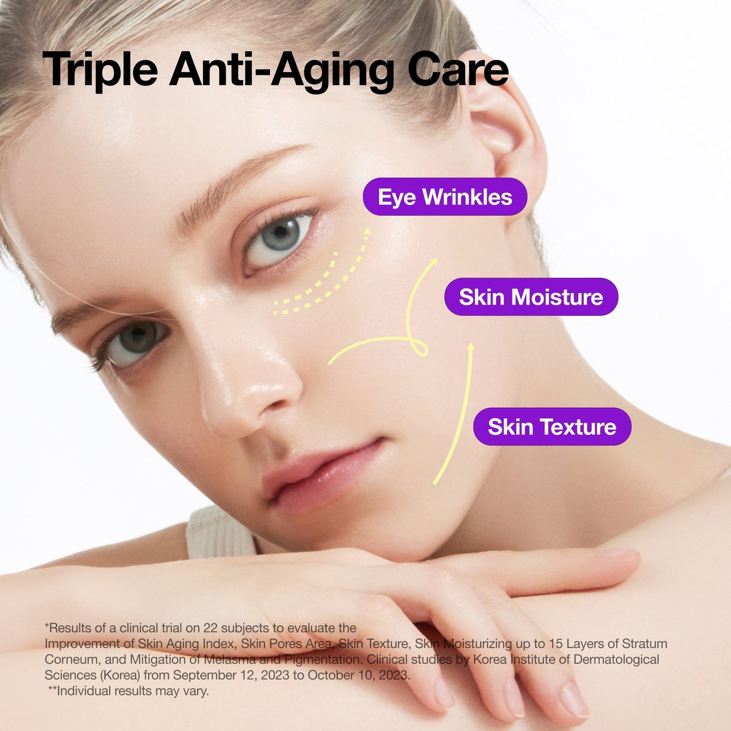 Anua US Nano Retinol 0.3% + Niacin renewing serum in a 30ml ampoule featuring clear liquid and sleek packaging.