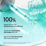 Anua US PDRN Hyaluronic Acid Capsule 100 Serum ampoule with clear glass container and dropper for skincare application.