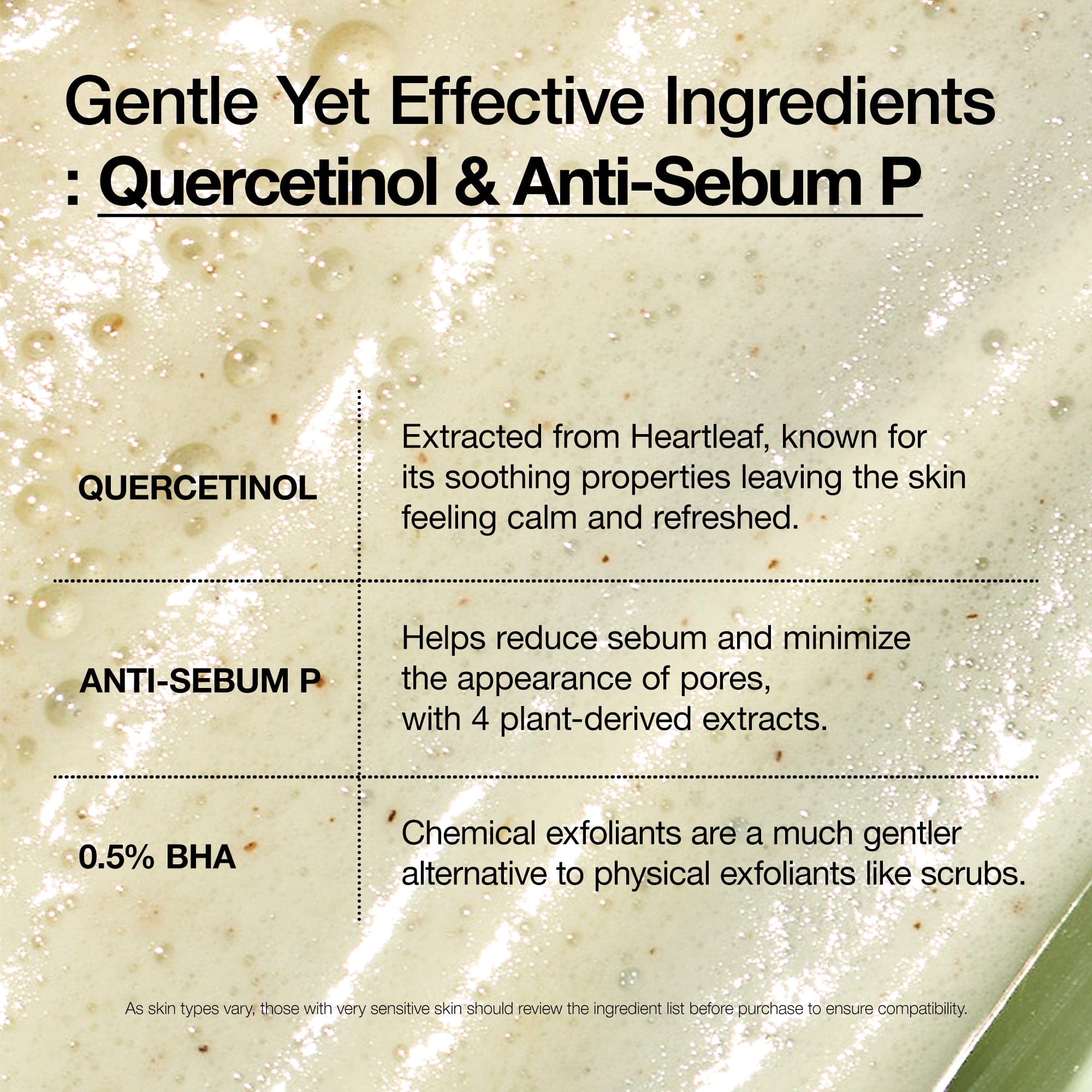 Anua Heartleaf Quercetinol Pore Deep Cleansing Foam for face care, with a white bottle and clean, minimal design.