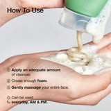 Anua Heartleaf Quercetinol Pore Deep Cleansing Foam in a 150ml bottle, designed for face cleansing and pore purification.