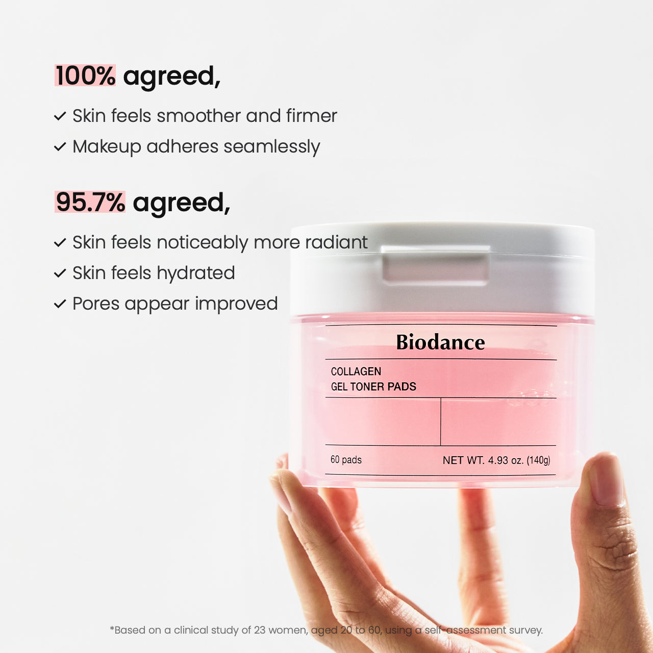 Collagen Gel Toner Pads - SKINZA