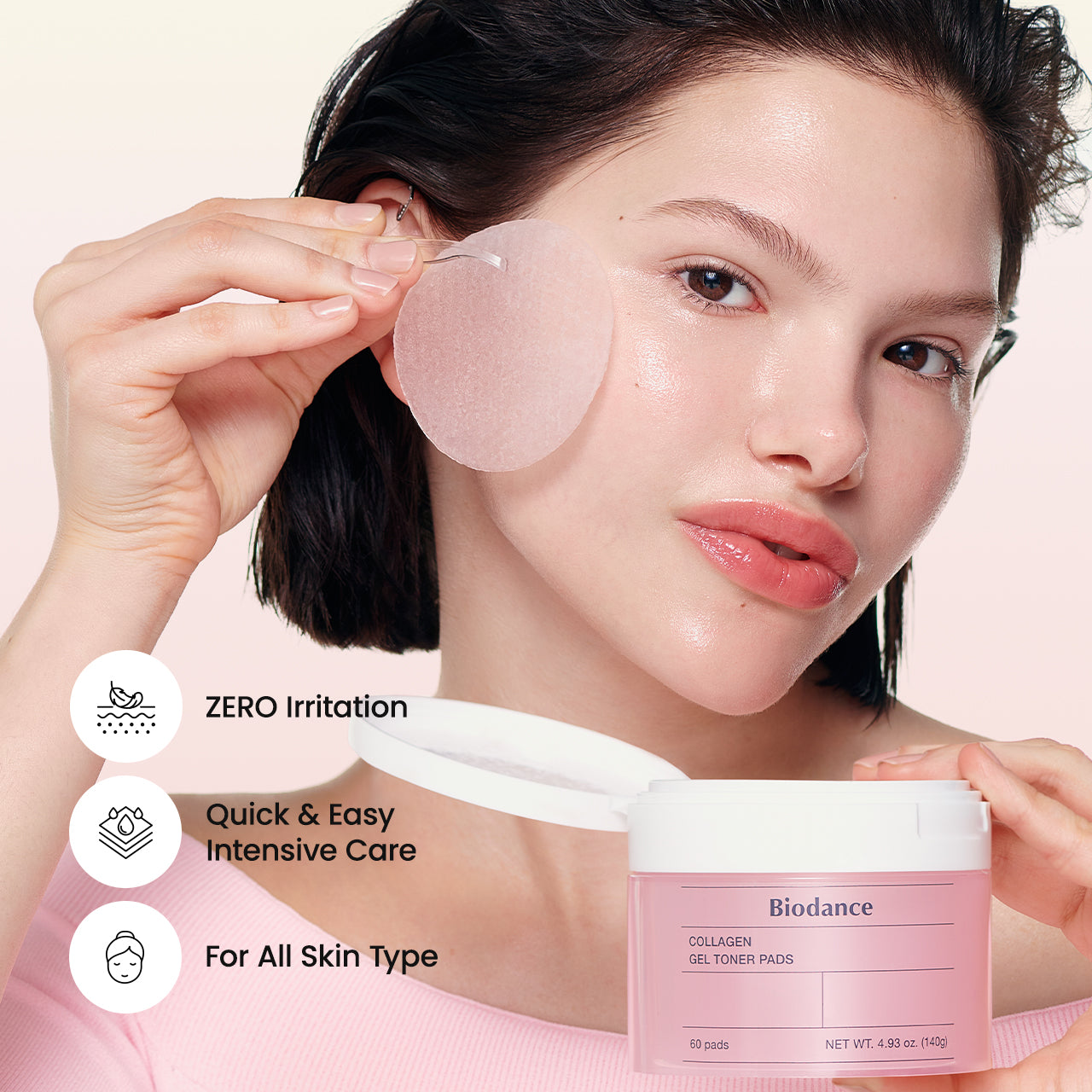 Collagen Gel Toner Pads - SKINZA