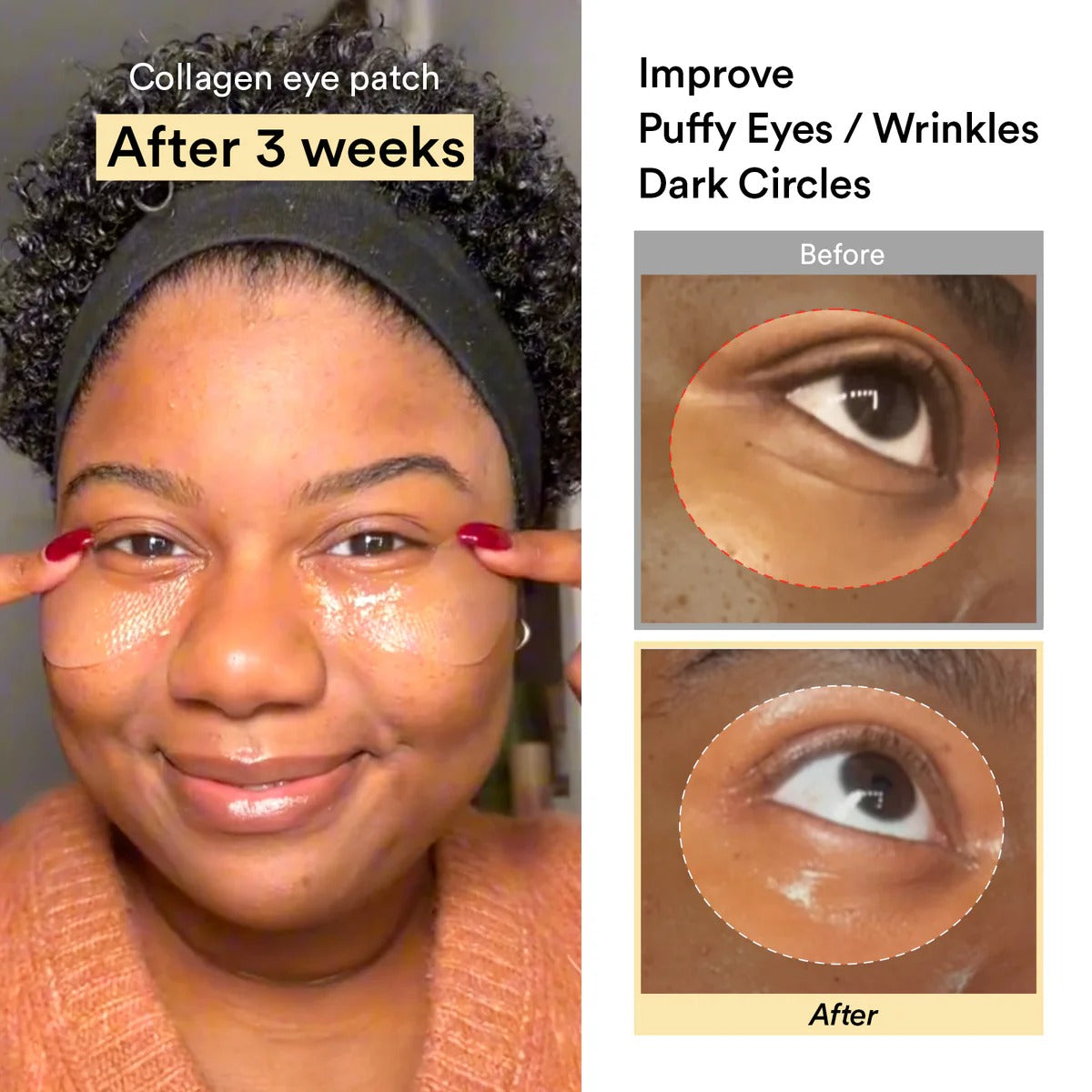 Collagen eye patch Jericho rose jelly - SKINZA