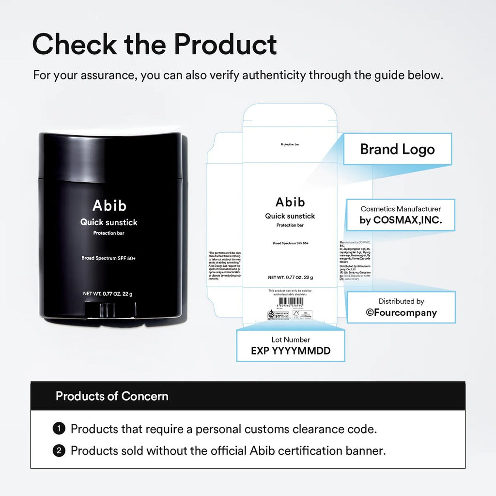 Quick sunstick Protection bar abib