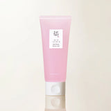 Beauty of Joseon Red Bean Water Gel face care product with a clear jar showing the red bean water gel inside.