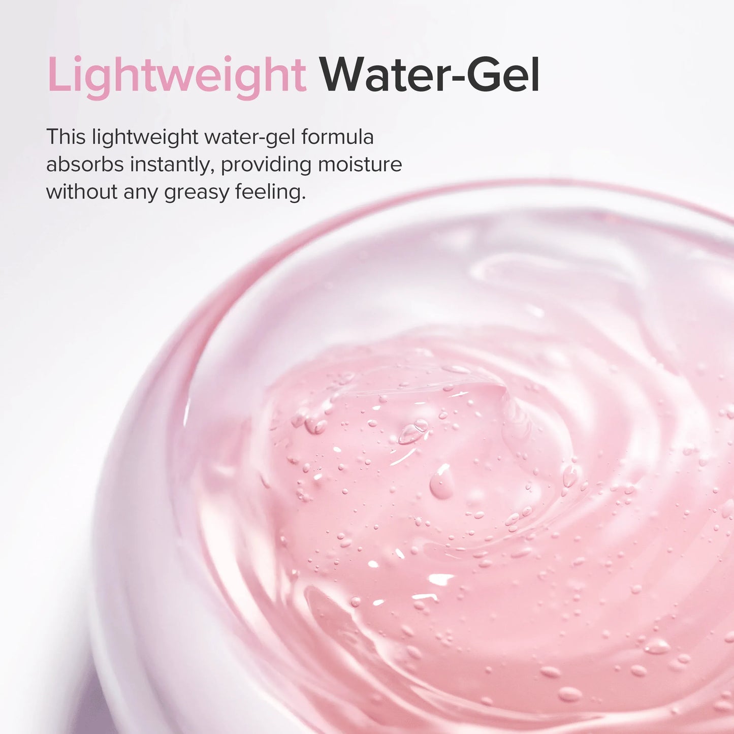 Beauty of Joseon Red Bean Water Gel for face care, showing the gel texture in a clear jar with red bean extract.