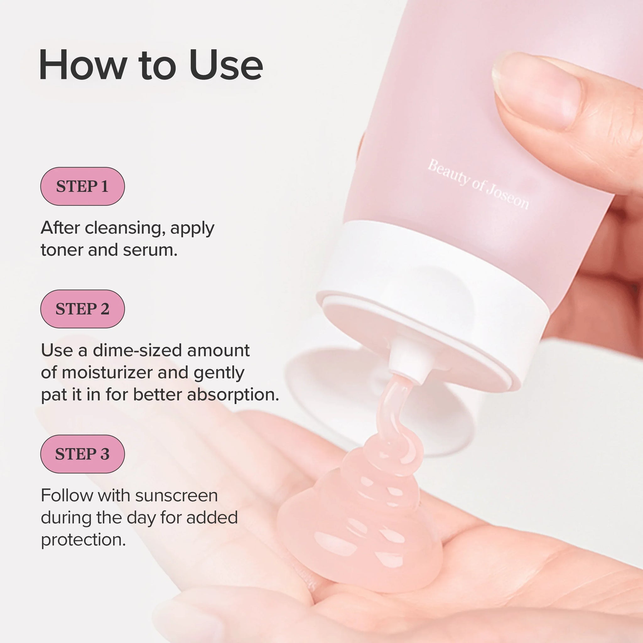 Beauty of Joseon Red Bean Water Gel for face care, showing the gel texture in a clear container with a red bean extract label.