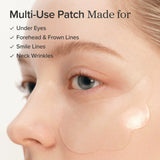 Beauty of Joseon Revive Under Eye Patch with ginseng and retinal for eye care, showing the patch on under-eye skin.